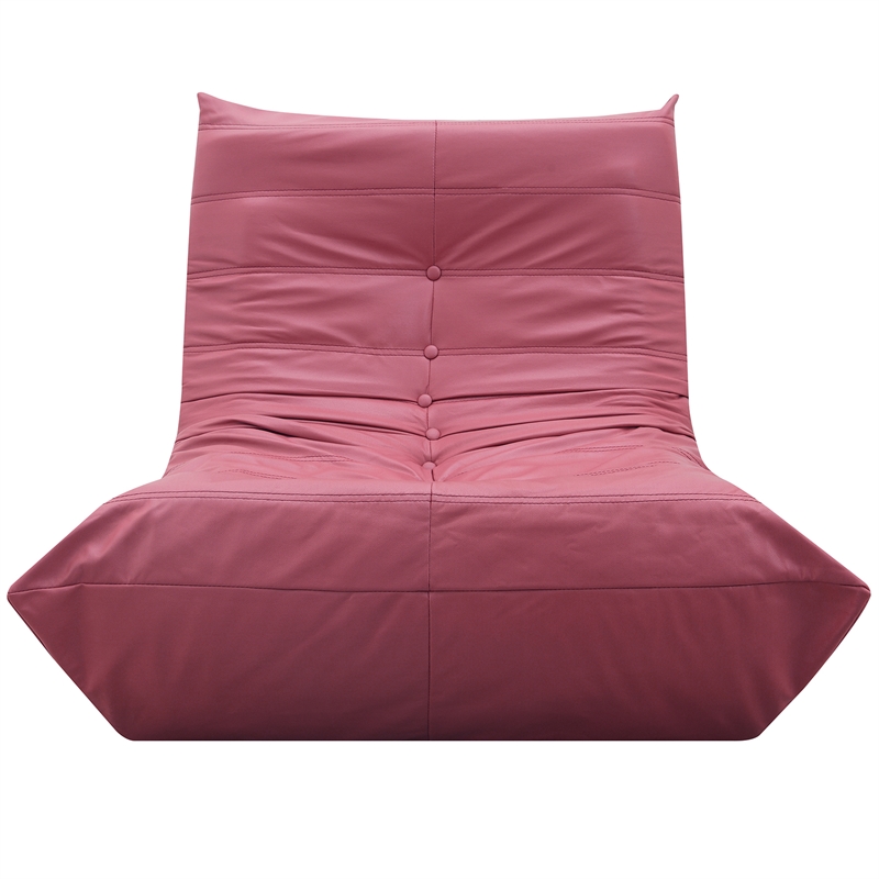 CRO Decor Full Foam Filled Sofa Chair (Red)