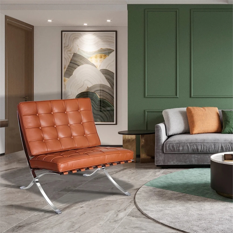 CRO Decor Lounge chair 2-piece set, 1 chair and 1 footstool.