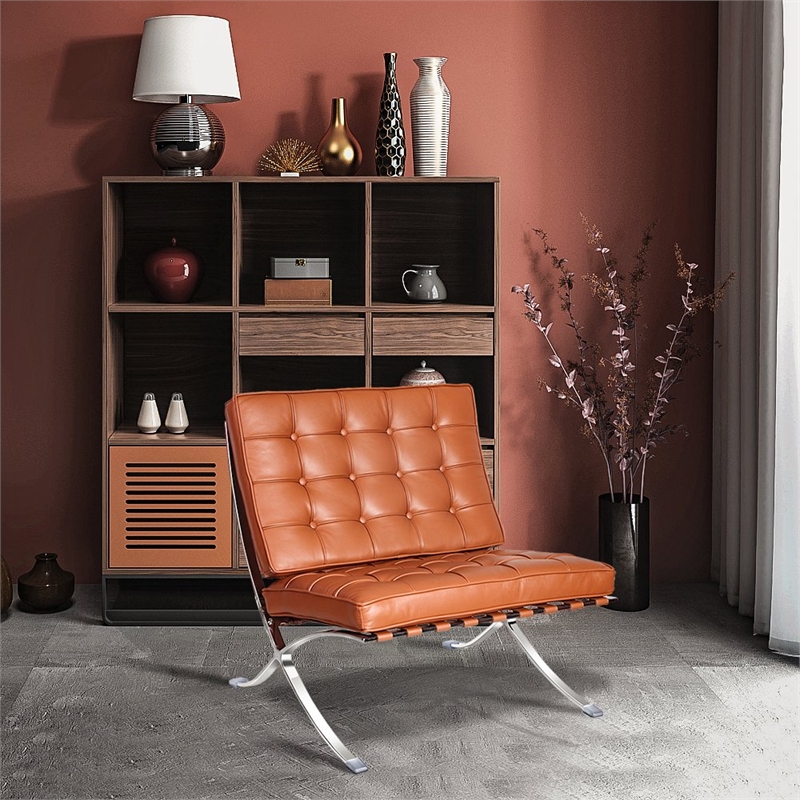 CRO Decor Lounge chair 2-piece set, 1 chair and 1 footstool.