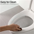 CRO Decor Modern Ceramic Compact Toilet with Double Flush in White