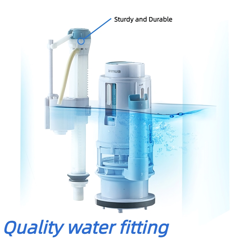 CRO Decor Modern Ceramic Compact Toilet with Double Flush in White