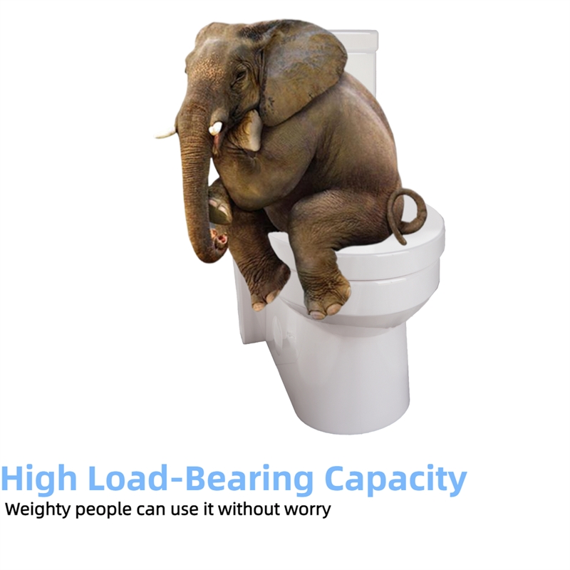 CRO Decor Modern Ceramic Compact Toilet with Double Flush in White