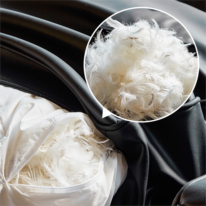 CRO Decor Modern Luxury Leather Sofa Chair with stainess frame