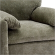 CRO Decor Modern Style Matcha Green Chenille Oversized Armchair