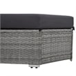 CRO Decor Vine Combination Courtyard Furniture Set Outdoor Furniture Sofa Bed
