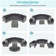 CRO Decor Vine Combination Courtyard Furniture Set Outdoor Furniture Sofa Bed