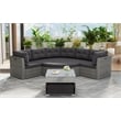 CRO Decor Vine Combination Courtyard Furniture Set Outdoor Furniture Sofa Bed