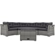 CRO Decor Vine Combination Courtyard Furniture Set Outdoor Furniture Sofa Bed