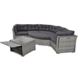 CRO Decor Vine Combination Courtyard Furniture Set Outdoor Furniture Sofa Bed