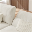CRO Decor Modern Couch Corduroy Fabric Comfy Convertible Futon Sofa bed