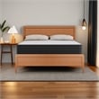 CRO Decor Black and White Mixed Memory Sponge Full Size Mattress in a Box