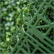 CRO Decor  Artificial Boxwood Panels Topiary Wall Greenery Backdrop with Green
