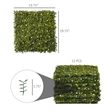 CRO Decor Green Artificial Grass Wall Panel Background for Indoor & Outdoor