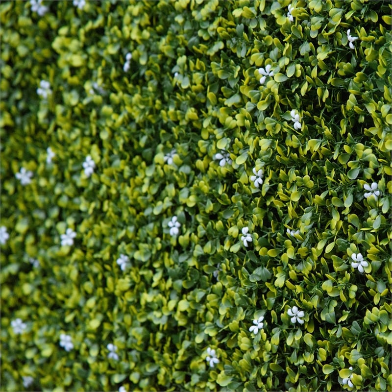 CRO Decor Green Artificial Grass Wall Panel Background for Indoor & Outdoor