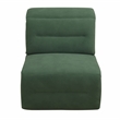 CRO Decor Green Flannel 4-Piece Living Room Recliner Sofa Set