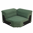 CRO Decor Green Flannel 4-Piece Living Room Recliner Sofa Set