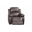 CRO Decor Brown Recycled Leather 3-Piece Couch Living Room Sofa Set