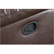 CRO Decor Brown Recycled Leather 3-Piece Couch Living Room Sofa Set