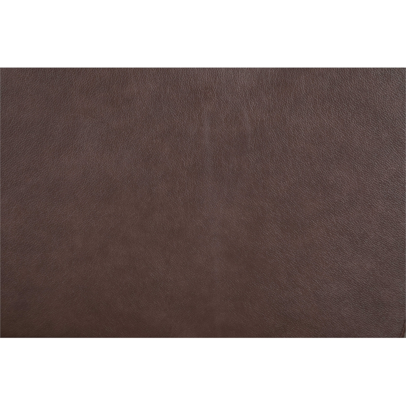 CRO Decor Brown Recycled Leather 3-Piece Couch Living Room Sofa Set