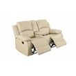 CRO Decor Beige Recycled Leather 3-Piece Couch Living Room Sofa Set