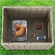 CRO Decor Outdoor Pet House Suitable for Small and Meium-sized Pets