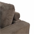 CRO Decor Brown Corduroy 3-Piece Living Room Sofa Set