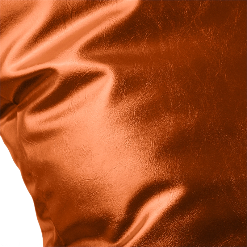 CRO Decor Stainless Steel Leather Sofa (2pc) - Brown