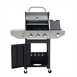 2+2 Multi-function Burner Gas Grill and Griddle Combo with Cover
