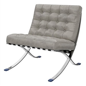 CRO Decor 30&quot  Accent Chair Lounge Chair in  GREY