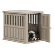 CRO Decor  Dog House  with Lockable Latch for Small to Medium Pets