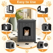 CRO Decor 30gal Resin Closed-type Cat House Cat Bed -Blank
