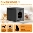 CRO Decor 30gal Resin Closed-type Cat House Cat Bed -Blank