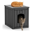CRO Decor 30gal Resin Closed-type Cat House Cat Bed -Blank