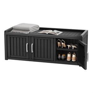 CRO Decor Resin Three-door Shoe Cabinet -Blank