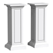 CRO Decor White Resin Sleek Plant Stand with Tiered Display Gardening System
