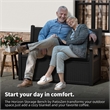 CRO Decor Storage Seat with Textured Compartment