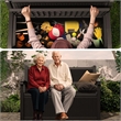 CRO Decor Storage Seat with Textured Compartment