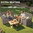 CRO Decor Storage Seat with Textured Compartment