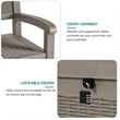 CRO Decor Storage Seat with Textured Compartment