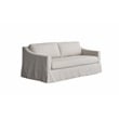 CRO Decor Fabric Upholstered Generous Seating Modern Living Room Sofa in White