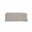 CRO Decor Fabric Upholstered Generous Seating Modern Living Room Sofa in White