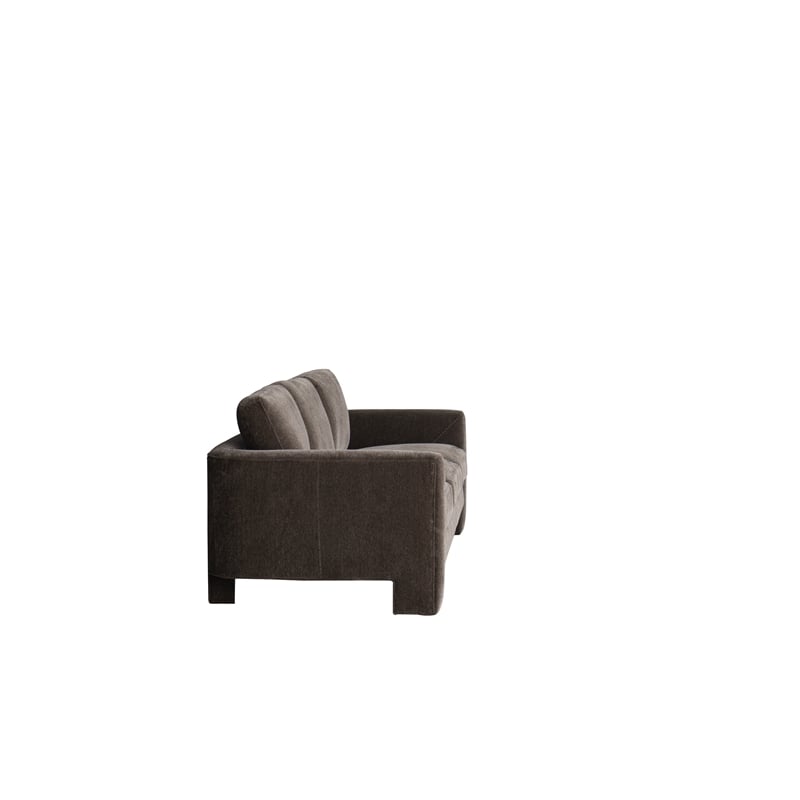 CRO Decor Gray Fabric Swivel Sofa with Ergonomic Support Modern Armchair