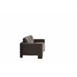 CRO Decor Gray Fabric Swivel Sofa with Ergonomic Support Modern Armchair