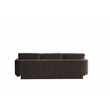 CRO Decor Gray Fabric Swivel Sofa with Ergonomic Support Modern Armchair