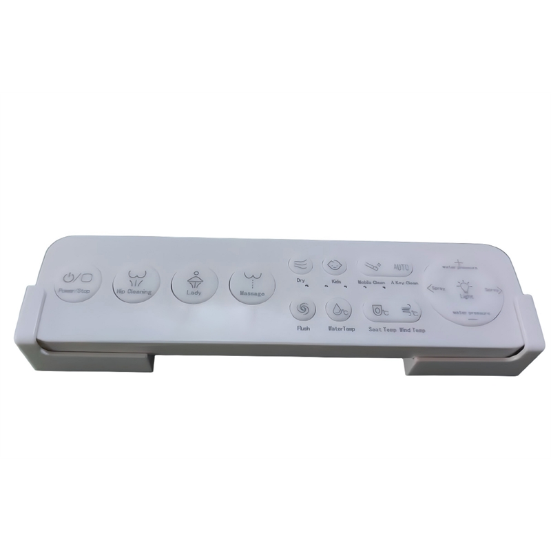 110V Smart Toilet with Foot Sensor & Power Outage Flush - White