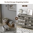 Modern 7-Drawer Dresser with Anti-Tipping Device & Storage Organizer  - Gray