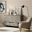 Modern 7-Drawer Dresser with Anti-Tipping Device & Storage Organizer  - Gray