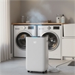 80-Pint White Plastic Semiconductor Dehumidifier for 500 Sq Ft with 5 Modes