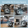 Black Steel 30 Inch Industrial Drum Fan with High Velocity 13000 CFM