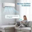 White 9000 BTU 115V Mini Split Air Conditioner / Heat Pump for 350-500 Sq. Ft.